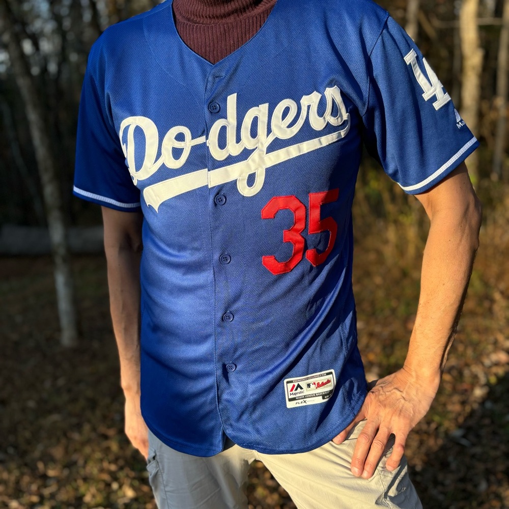 MAJESTIC AUTHENTIC Collection Jersey—Los Angeles Dodgers—Cody Bellinger—Men's 40